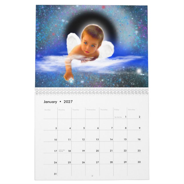 ANGEL DREAMS CALENDER  2 CALENDAR (Jan 2027)