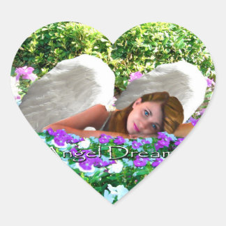 ANGEL DREAMS GARDEN OF DREAMS HEART-STICKERS HEART STICKER