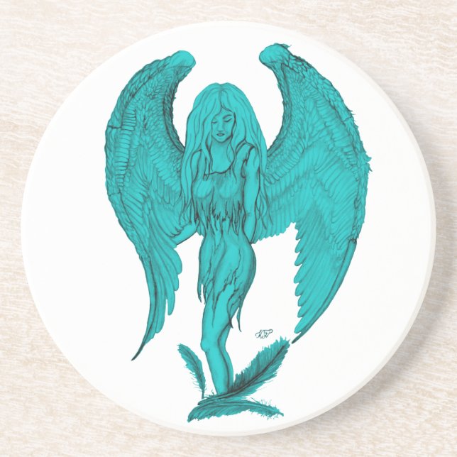 Angel Drink Coaster (Front)