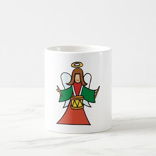 Angel Drummer Coffee Mug