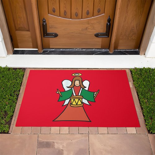 Angel Drummer Doormat