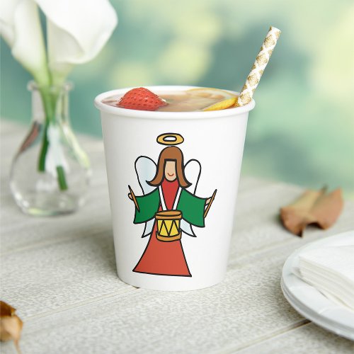 Angel Drummer Paper Cups