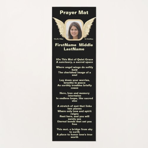 Angel Embrace Memorial  Yoga Mat