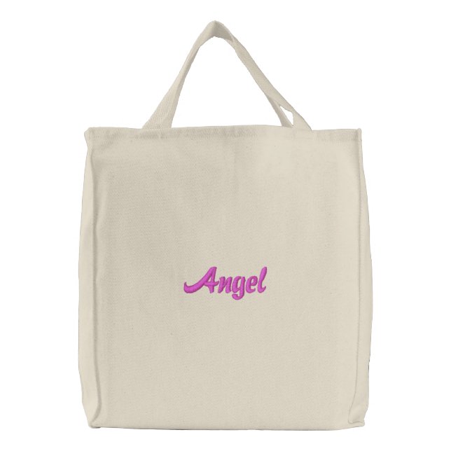 Angel Embroidered Bag (Front)