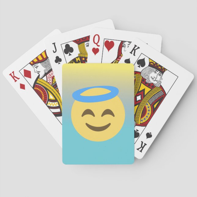 Angel Emoji Poker Cards (Back)