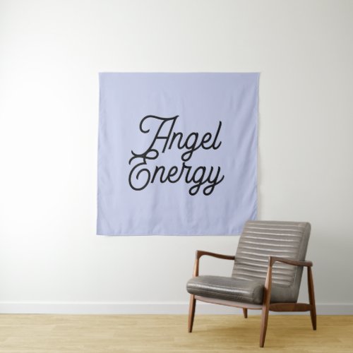 Angel Energy Cute Home Decor Pretty Blue Aesthetic Tapestry