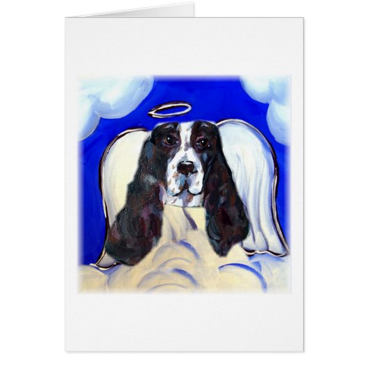 Angel English Springer Spaniel Cards (Front)