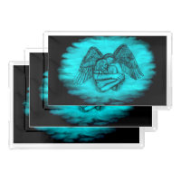 Angel Eros in Love , black and green design