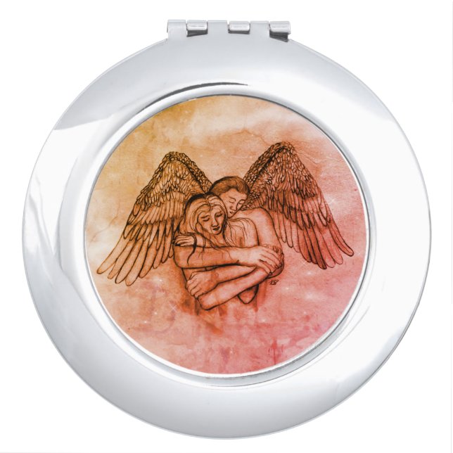 Angel Eros in Love Compact Mirror (Front)