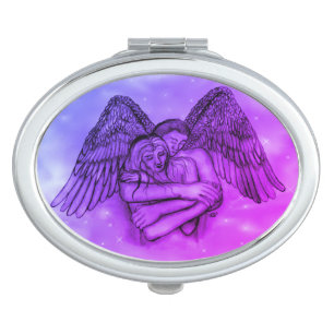 Angel Eros in Love Compact Mirror