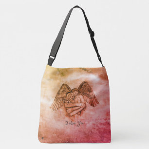 Angel Eros in Love , I Love You Crossbody Bag