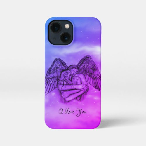 Angel Eros in Love  I Love You iPhone 13 Mini Case