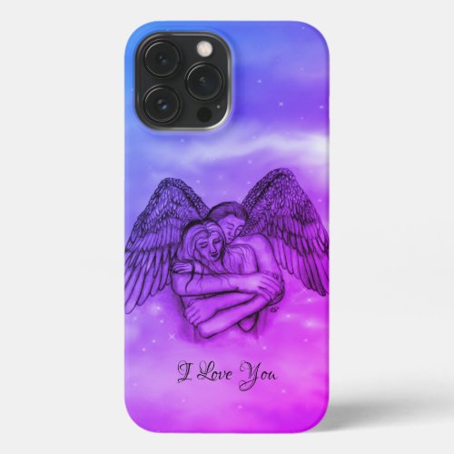 Angel Eros in Love  I Love You iPhone 13 Pro Max Case