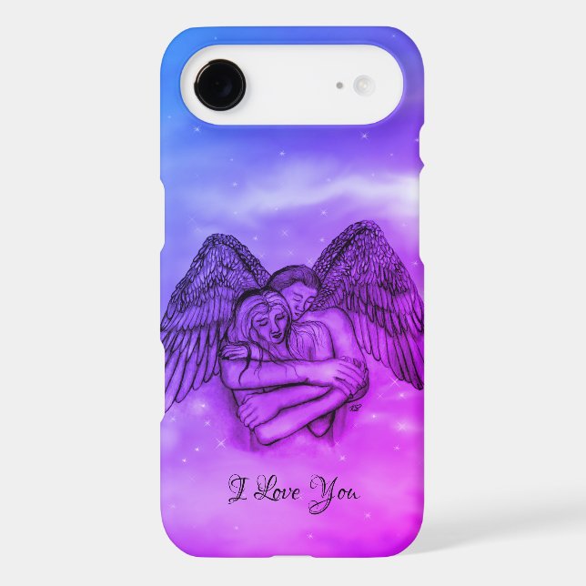Angel Eros in Love , I Love You iPhone Case (Back)
