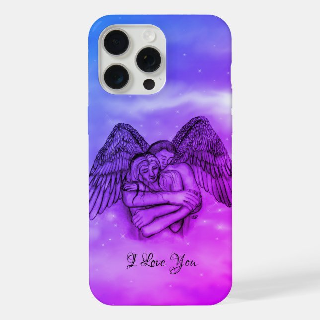 Angel Eros in Love , I Love You iPhone Case (Back)