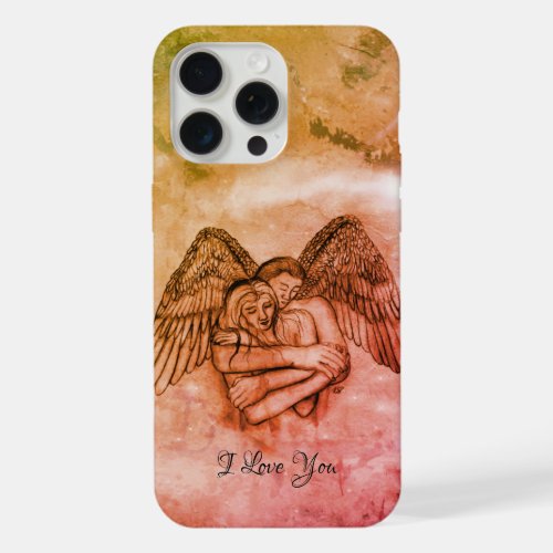 Angel Eros in Love  I Love You iPhone 15 Pro Max Case