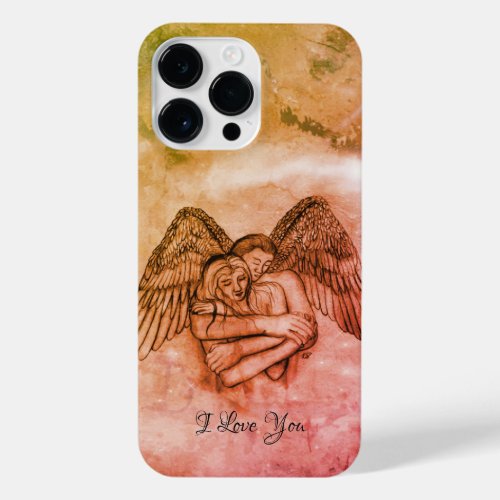 Angel Eros in Love  I Love You iPhone 14 Pro Max Case
