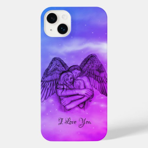 Angel Eros in Love  I Love You iPhone 14 Plus Case