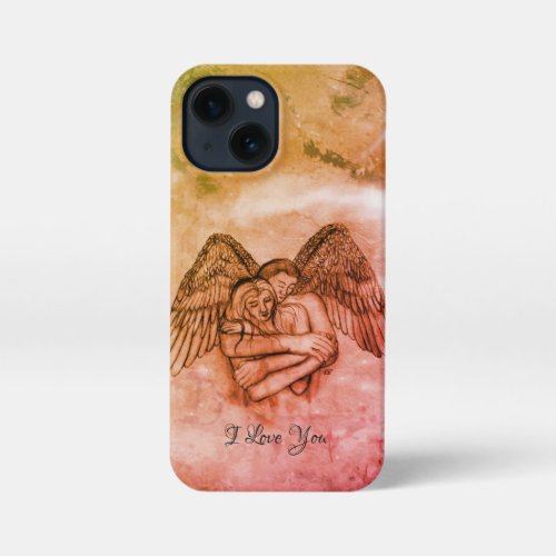 Angel Eros in Love  I Love You iPhone 13 Mini Case