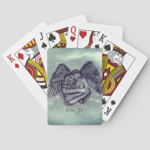 Angel Eros in Love , I Love You Poker Cards
