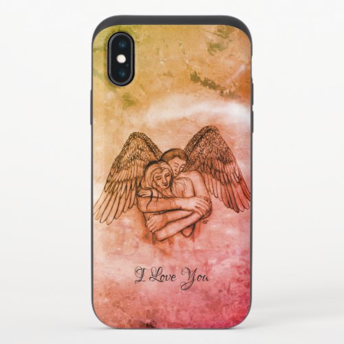 Angel Eros in Love  I Love You iPhone X Slider Case