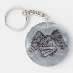 Angel Eros in Love Keychain