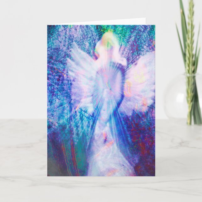 Angel Ethereal Greeting Card (Front)