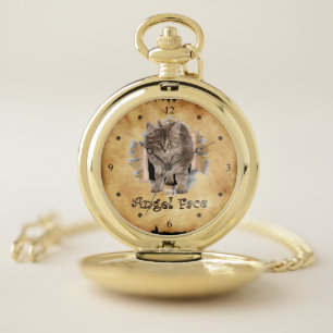 “Angel Face” Breaks Through Paper Bag Clock! ~ Pocket Watch
