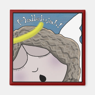 Angel Face Hallelujah Magnet