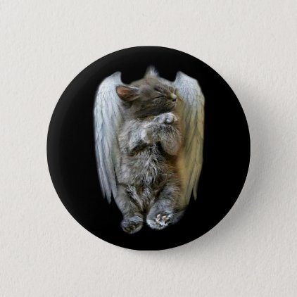 Angel Face Pinback Button