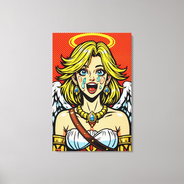 Angel Face_PopART Canvas Print (Front)