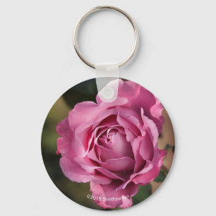 Angel Face Rose Keychain