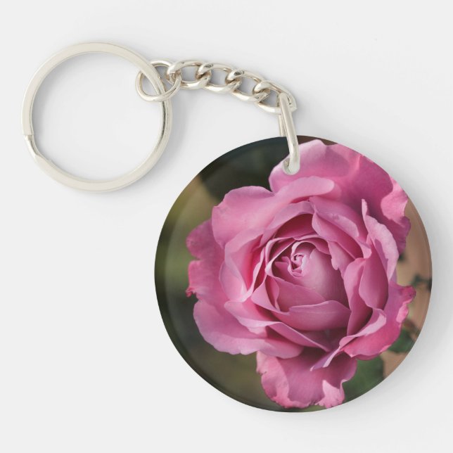 Angel Face Rose Keychain (Front)