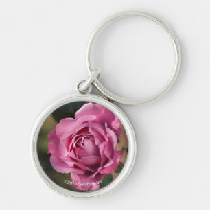 Angel Face Rose Keychain