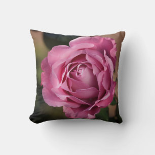 Angel Face Rose Throw Pillow