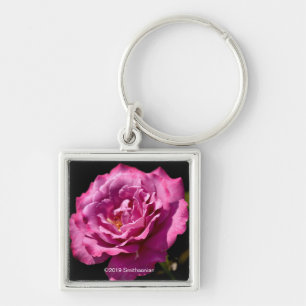 Angel Face Rose Up-Close Keychain