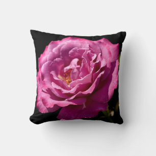 Angel Face Rose Up-Close Throw Pillow