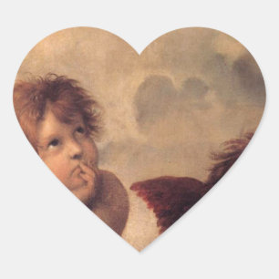 Angel Faith Raphael Faith Blessing Cute Heart Sticker