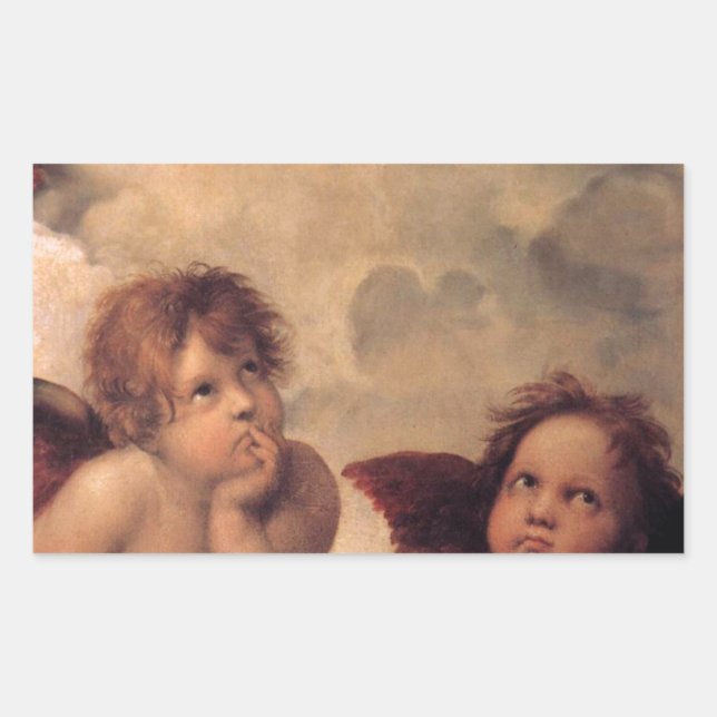 Angel Faith Raphael Faith Blessing Cute Rectangular Sticker (Front)