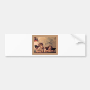 angel faith Raphael vintage old painting blessing Bumper Sticker