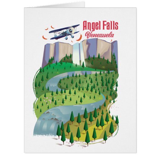 Angel Falls Venezuela Cards (Front)