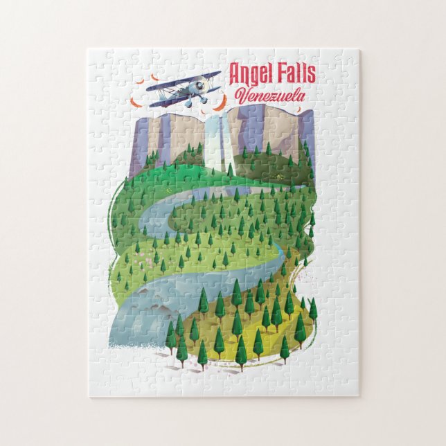 Angel Falls Venezuela Jigsaw Puzzle (Vertical)