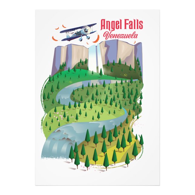 Angel Falls Venezuela Photo Print (Front)