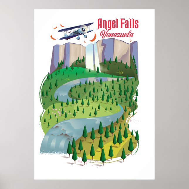 Angel Falls Venezuela Poster (Front)