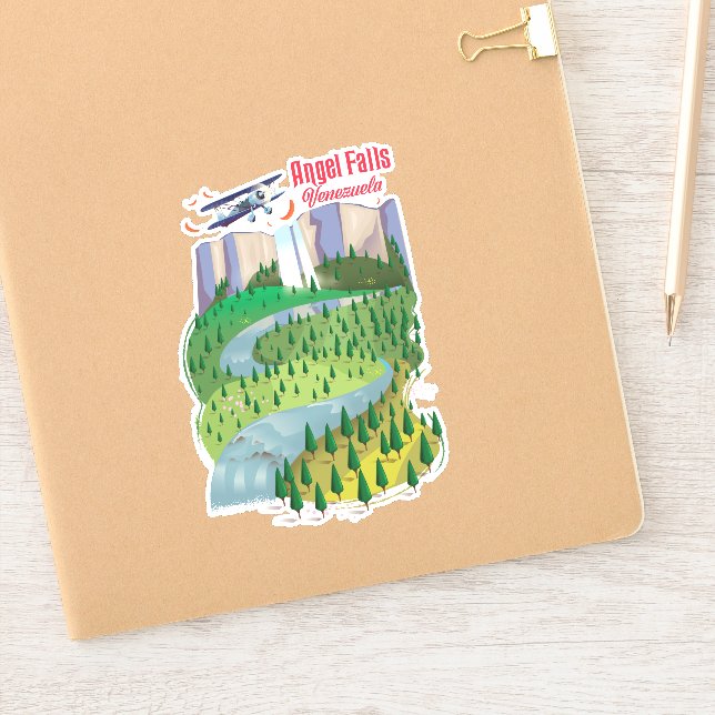 Angel Falls Venezuela Sticker (Notebook)