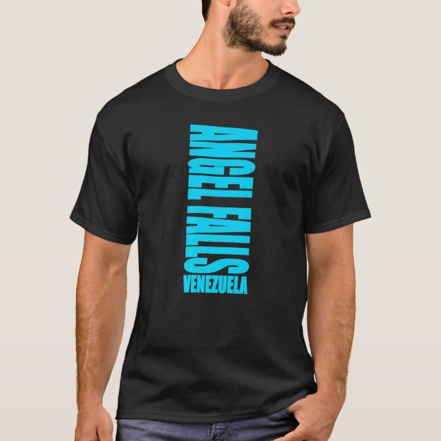 Angel Falls waterfall Venezuela South America   T-Shirt (Front)