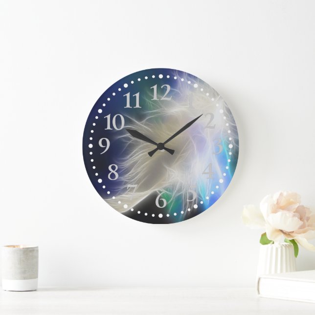 Angel Feather 2  Wall Clock (Home)