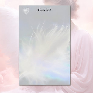 Angel Feather and Heart! Stationery