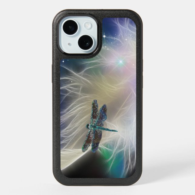 Angel Feather & Dragonfly   iPhone 15 Case (Back)