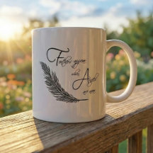 Angel Feather Memorial Mug | Sympathy Bereavement